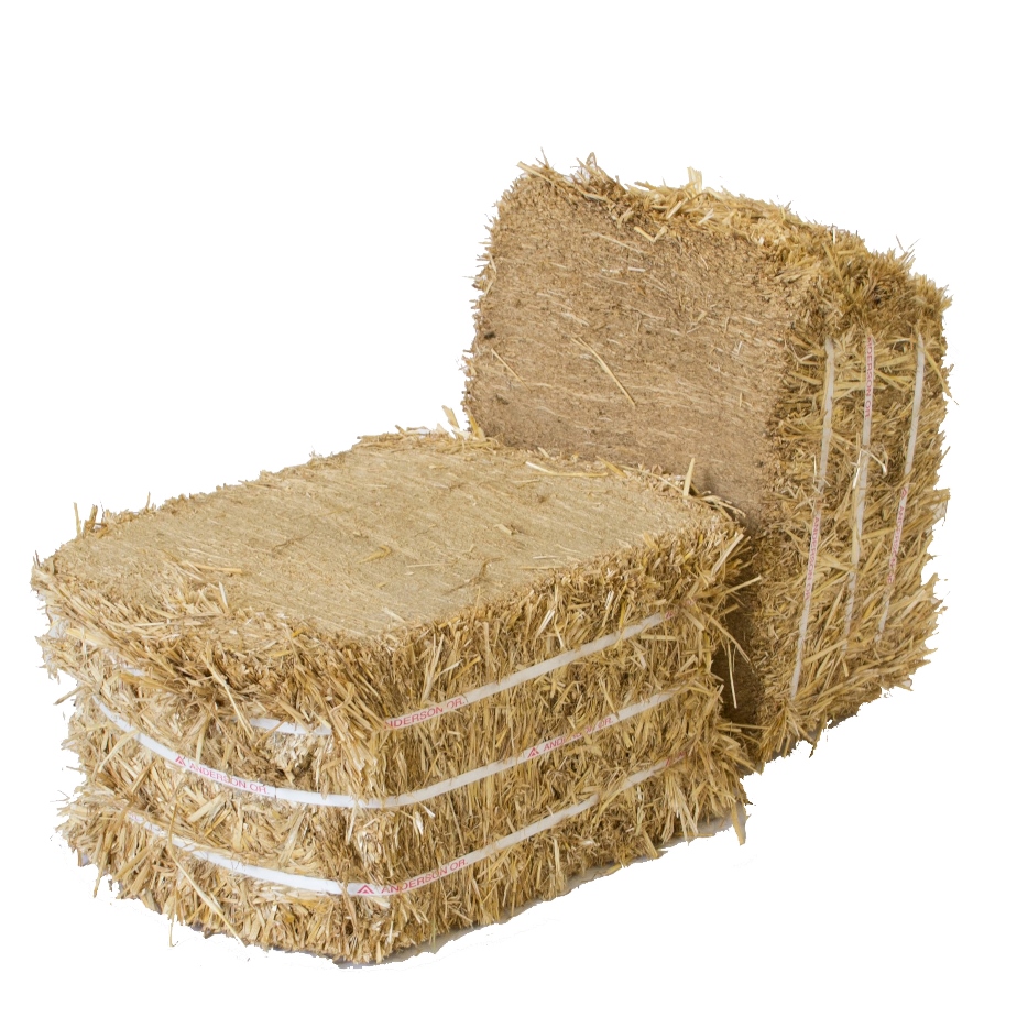 Straw Compressed Kenai Feed